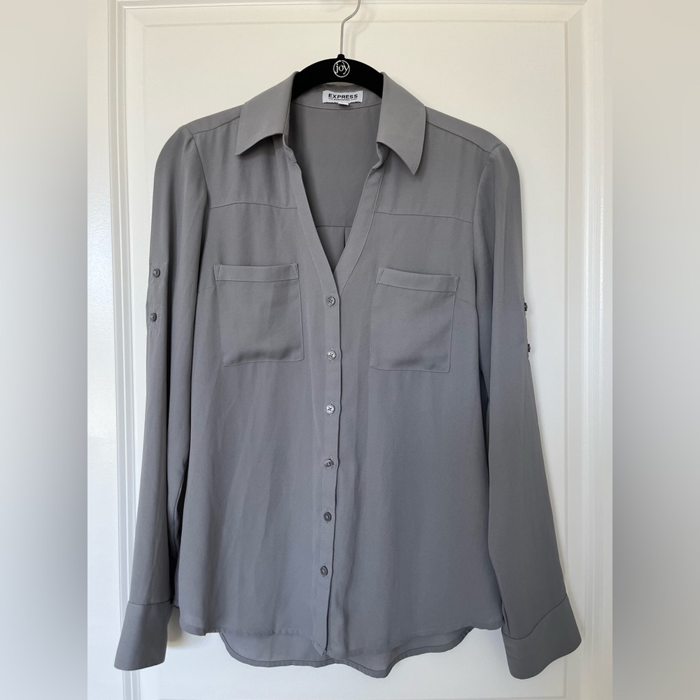 Express light grey The Portofino long-sleeve shirt